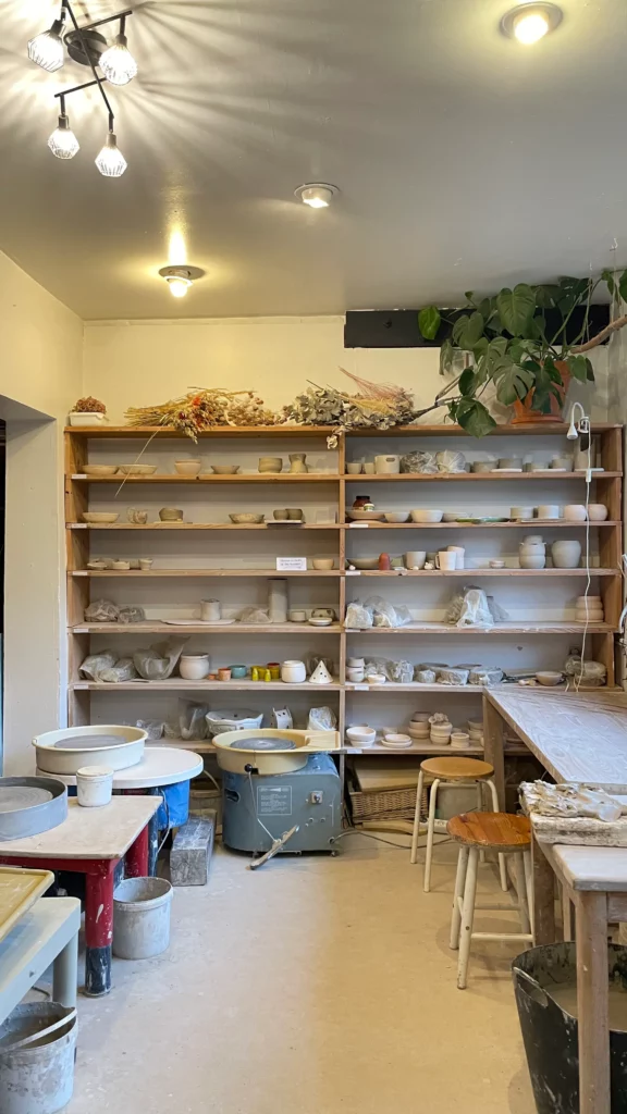 atelier de l'intérieur poterie