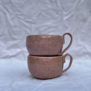 Mug en céramique rose – Collection Aube