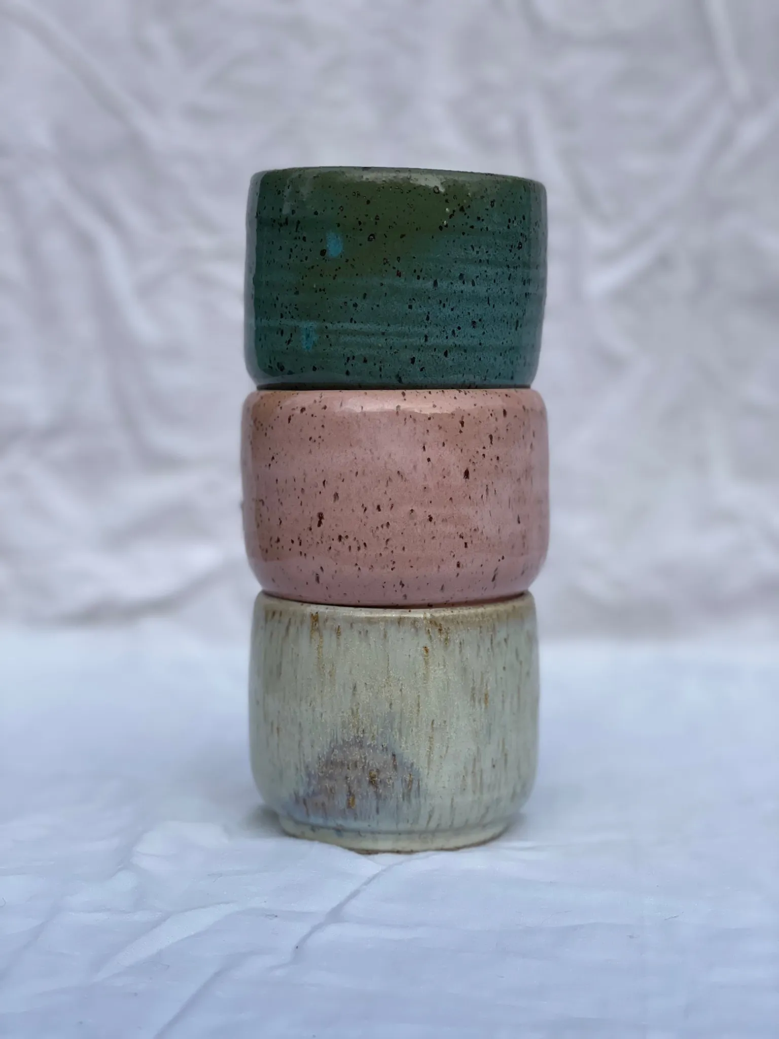 Tasse en grès bleue – Collection Aube – Image 2